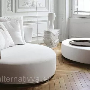 Оригинальный диван круглой формы на заказ недорого