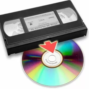 Оцифровка запись видеокассет VHS и mini DV на DVD ДИСКИ