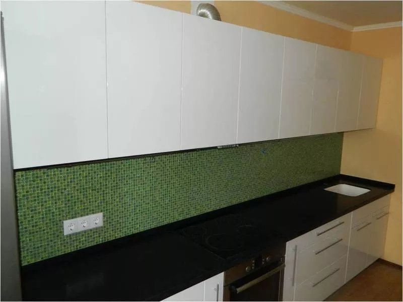 Кухонные гарнитуры с крашеными фасадами на заказ в Самаре. 2
