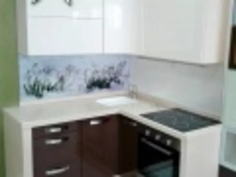 Кухонные гарнитуры с крашеными фасадами на заказ в Самаре. 3