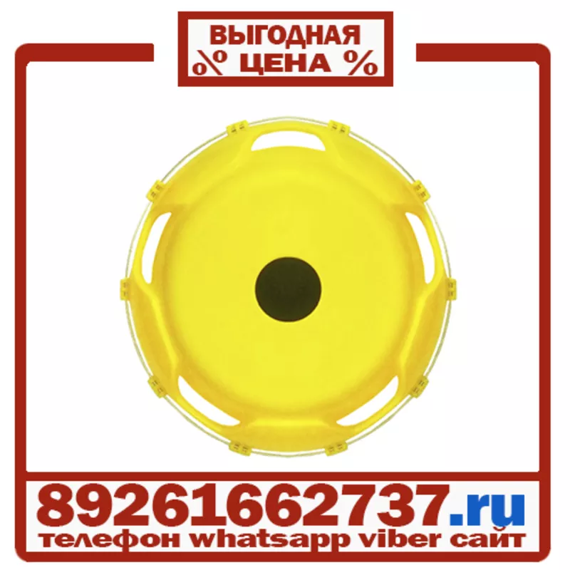 Колпаки колёсные 22.5 задние пластик желтые в Москве
