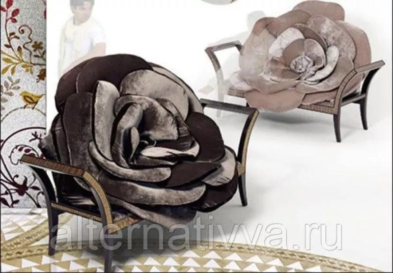 Кресла в форме цветка. Роза,  Лилия и др. 2
